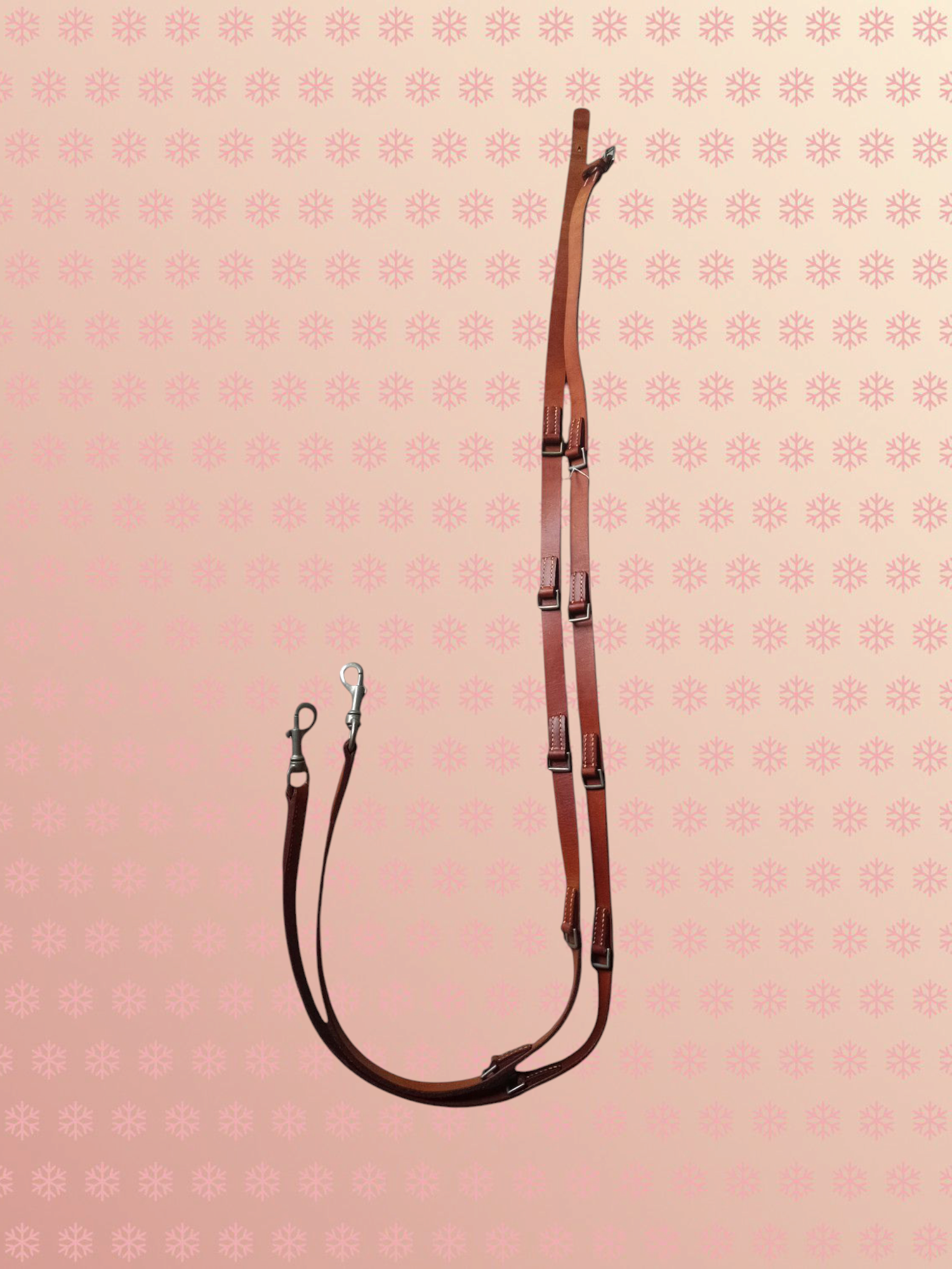 Rênes marron avec mousquetons Ma boutique